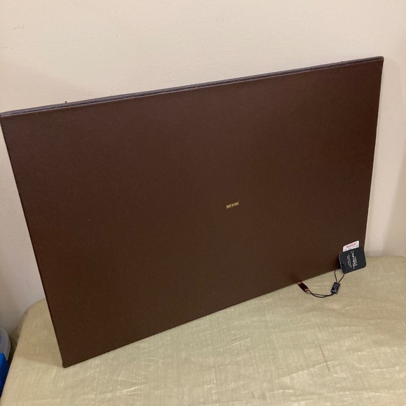 Tuscan Designs Classic Desk Pad, brown, 23.5 x 15.5 - Picture 8 of 8